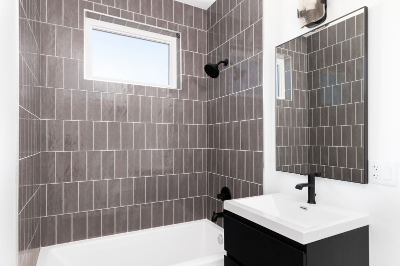 Tile Accent Wall in Shower