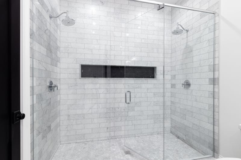 Marble Finish Shower