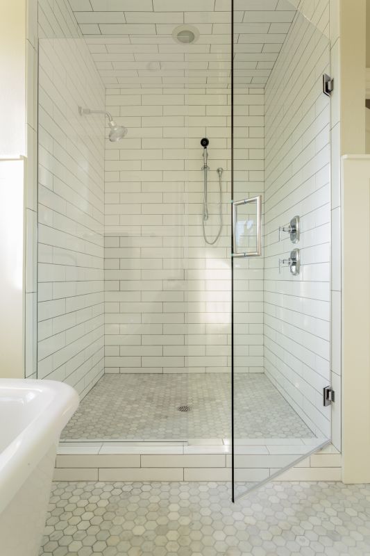 Elegant Shower with Tiles
